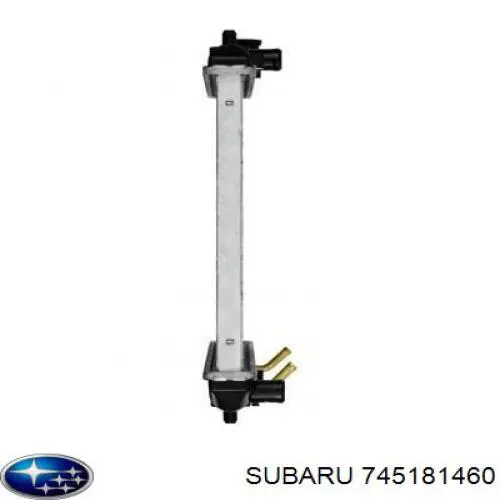 Радіатор охолодження двигуна на Subaru Justy I 