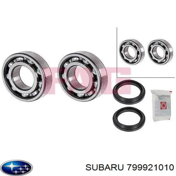 799921010 Subaru Підшипник ступиці задньої