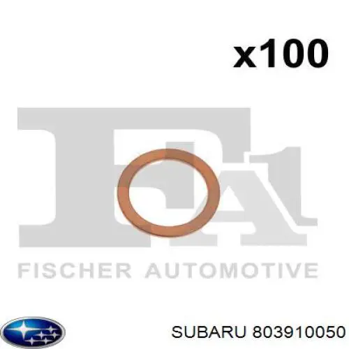 Прокладка пробки піддону двигуна Subaru 803910050 ціна, від 0.28 USD