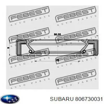 Сальник піввісі переднього моста, лівої Subaru 806730031 ціна, від 2.61 USD