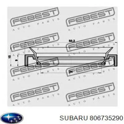 Сальник піввісі переднього моста, лівої Subaru Forester (S11, SG) (Субару Форестер)