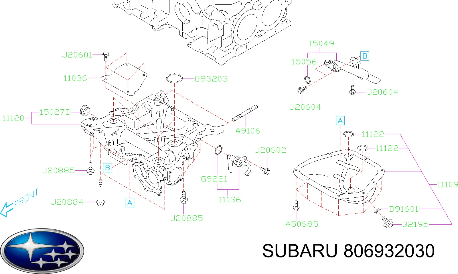  806932030 Subaru