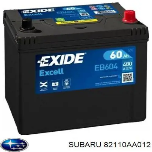 Батарея акумуляторна Subaru 82110AA012 ціна, від 87.31 USD