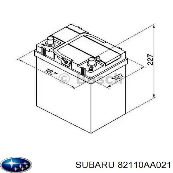  82110AA021 Subaru