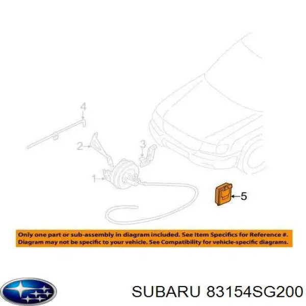  Subaru 83154SG200 ціна, від 12.67 USD