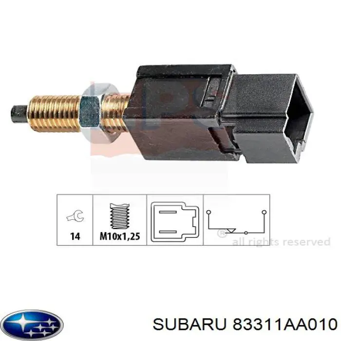 Купити 83311AA010 Subaru Датчик педалі гальма