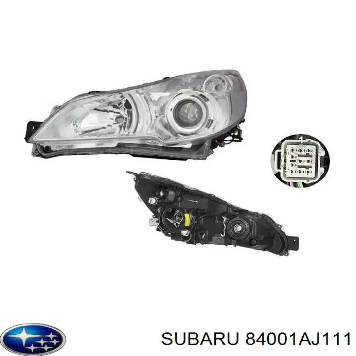 Ліва фара на Subaru Legacy B14