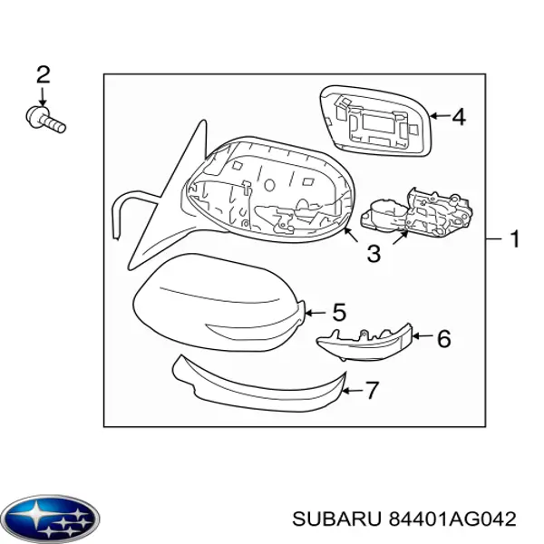 Покажчик повороту дзеркала, правий Subaru Legacy (B13) (Субару Легасі)
