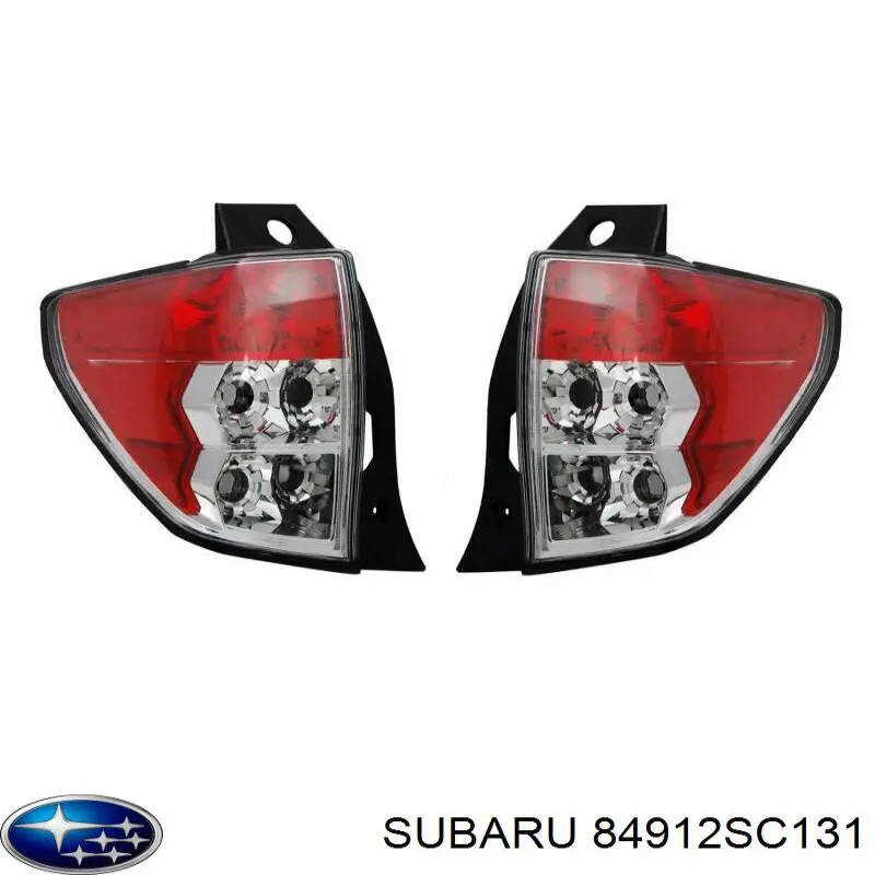 Ліхтар задній лівий Subaru 84912SC110 ціна, від 63.41 USD
