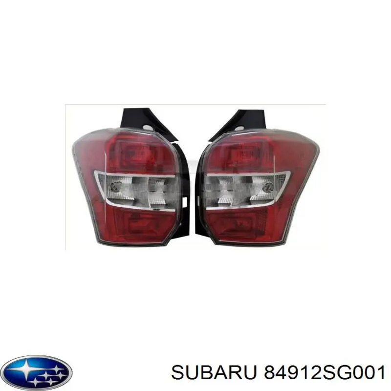 Ліхтар задній правий Subaru Forester (S13, SJ) (Субару Форестер)