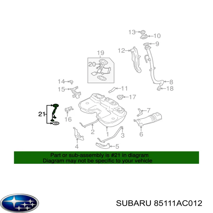 Купити 85111AC012 Subaru 