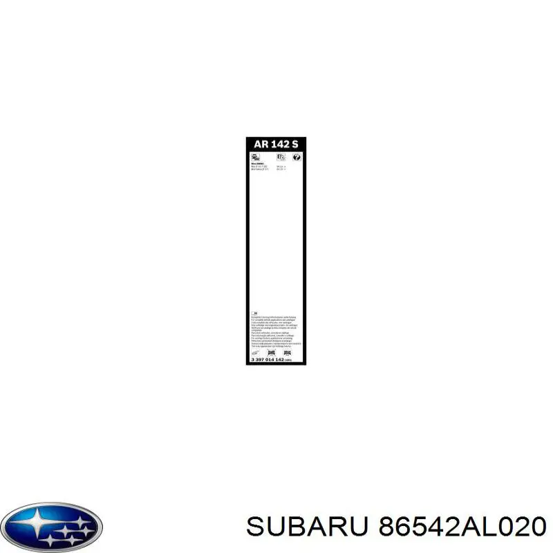  86542AL020 Subaru