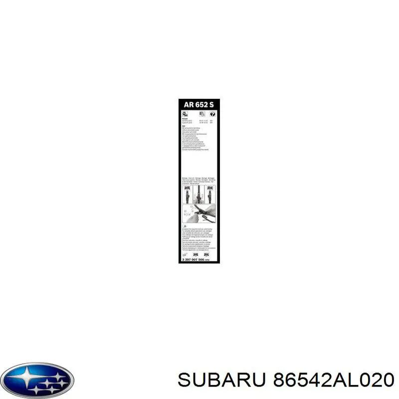 86542AL020 Subaru 