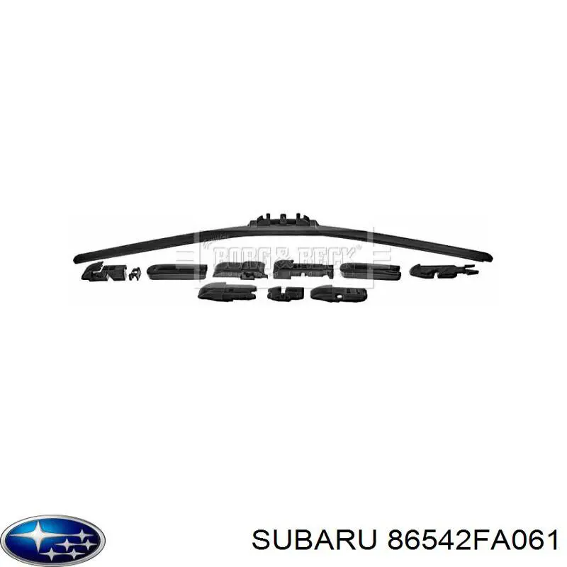 Купити 86542FA061 Subaru Щітка-двірник лобового скла, пасажирська