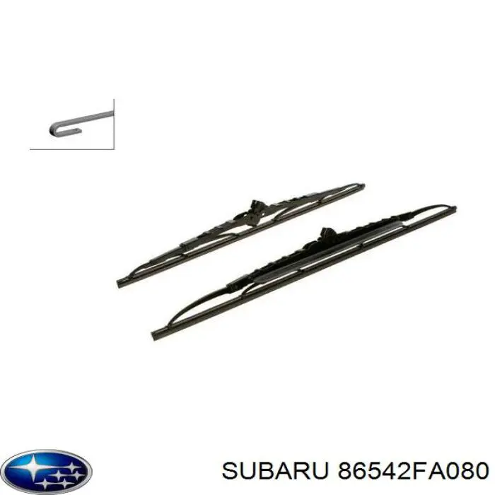 Щітка-двірник лобового скла, комплект з 2-х шт. Subaru 86542FA080 ціна, від 11.56 USD