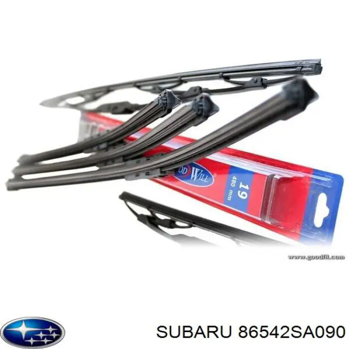 Щітка-двірник лобового скла, пасажирська Subaru 86542SA090 ціна, від 18.12 USD