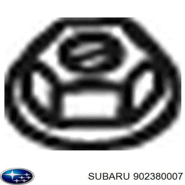 902380007 Subaru Гайка кріплення приймальної труби глушника (штанів)