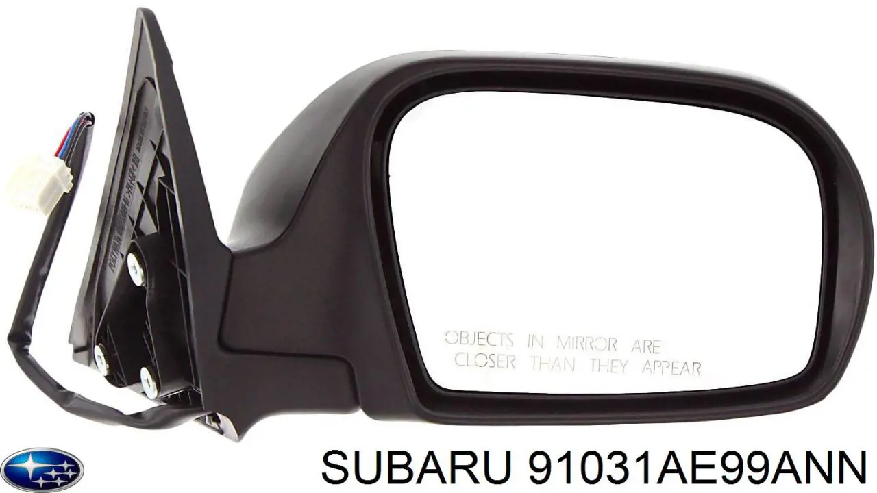 Бічне дзеркало заднього виду на Subaru Legacy III 