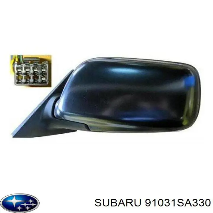 Бічне дзеркало заднього виду на Subaru Forester 