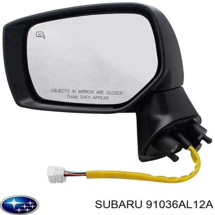 Ліве бічне дзеркало Subaru 91036AL12A ціна, від 126.83 USD