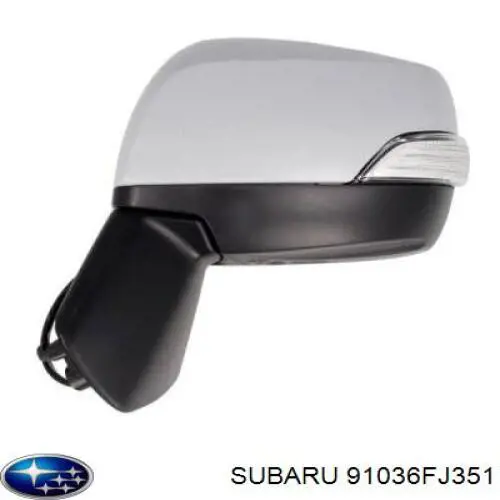 Ліве бічне дзеркало Subaru 91036FJ350 ціна, від 145.58 USD