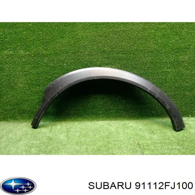 91112FJ101 Subaru Молдинг арки крила переднього, правий