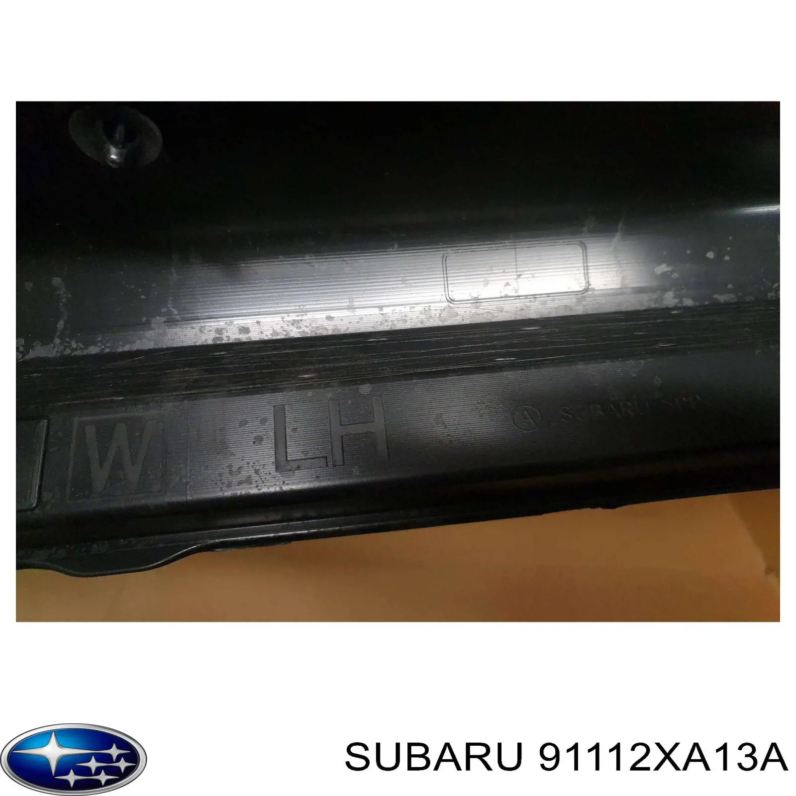 Накладка зовнішня (молдинг) порога, лівий Subaru 91112XA13A ціна, від 12.85 USD