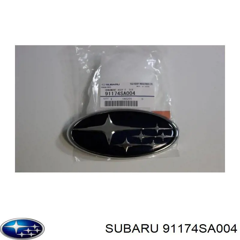 Емблема на решітку радіатора Subaru 91174SA004 ціна, від 12.67 USD