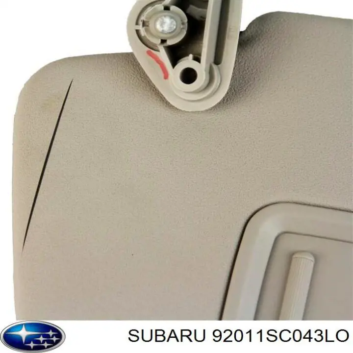 92011SC041LO Subaru козирок сонцезахисний