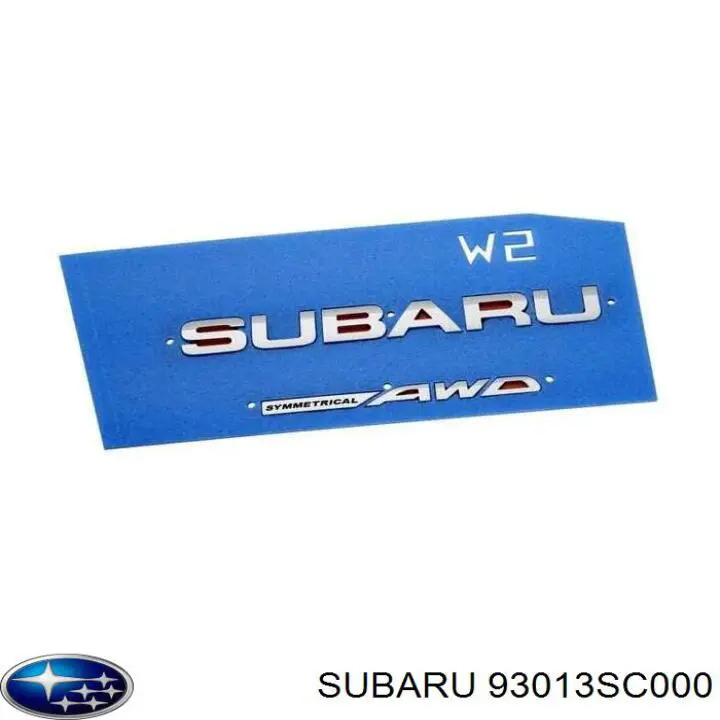 Емблема на решітку радіатора Subaru 93013SC000 ціна, від 24.93 USD