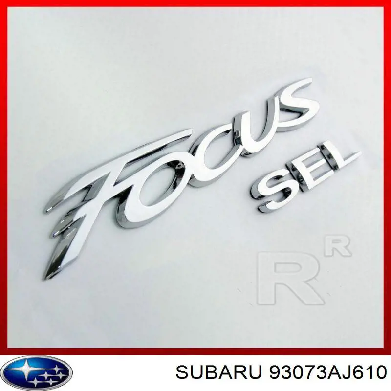 93073AJ610 Subaru Емблема кришки багажника, фірмовий значок
