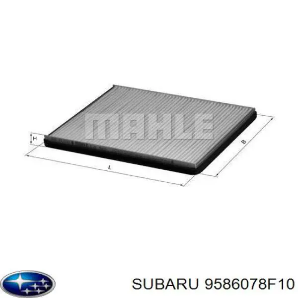 Купити 9586078F10 Subaru Фільтр салону вугільний