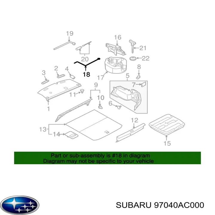 Купити 97040AC000 Subaru 