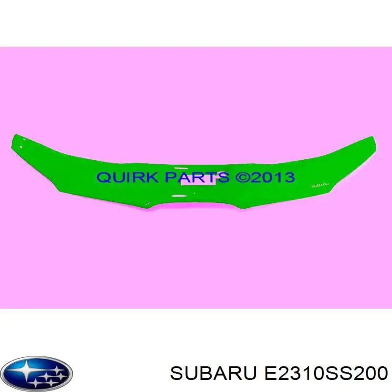 Дефлектор капота Subaru Impreza 2 (GD, GG) (Субару Імпреза)