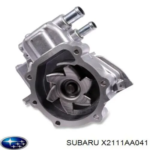 Помпа охолодження Subaru X2111AA041 ціна, від 67.21 USD