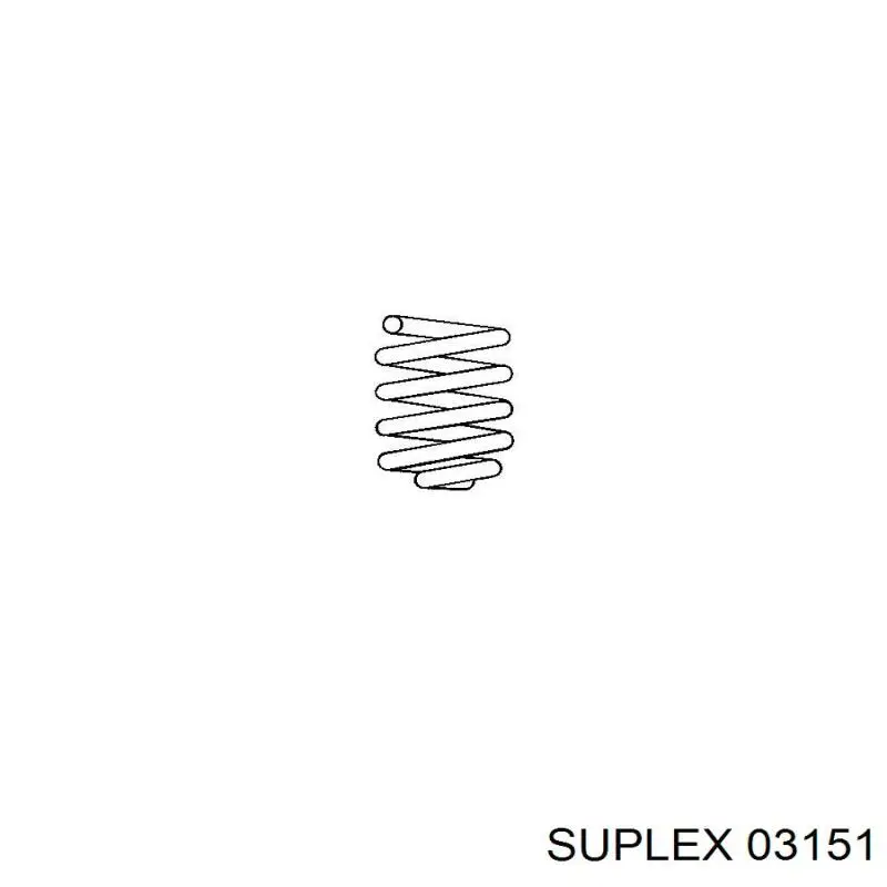 Купити 03151 Suplex Гвинтова пружина підвіска