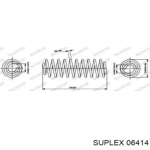 Пружина задня Suplex 06414 ціна, від 39.27 USD