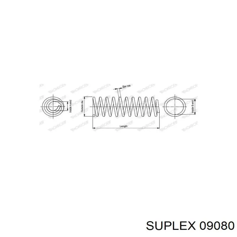 Пружина задня 09080 Suplex