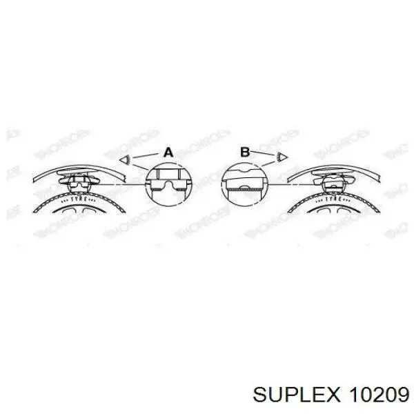 Пружина передня 10209 Suplex