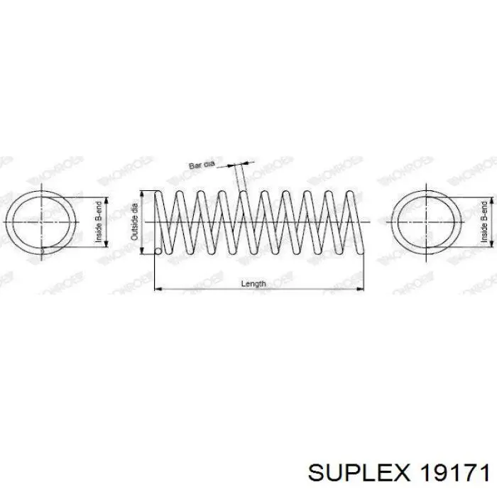 Пружина передня 19171 Suplex