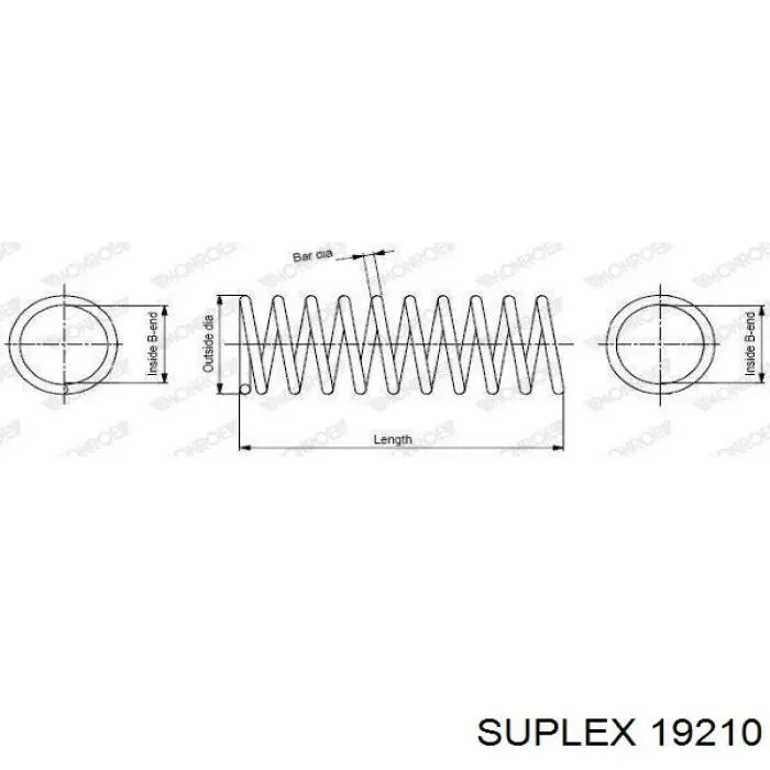 Пружина задня Suplex 19210 ціна, від 43.16 USD