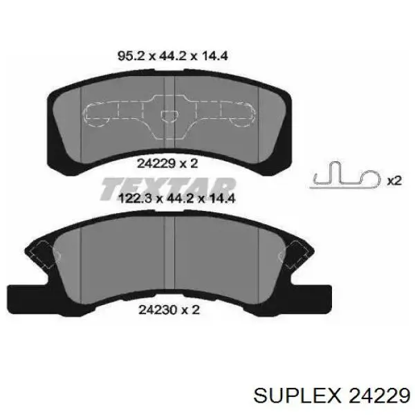 Пружина задня Suplex 24229 ціна, від 31.85 USD