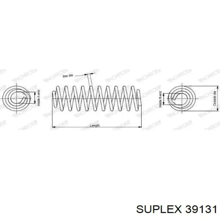 Задні пружини 39131 Suplex