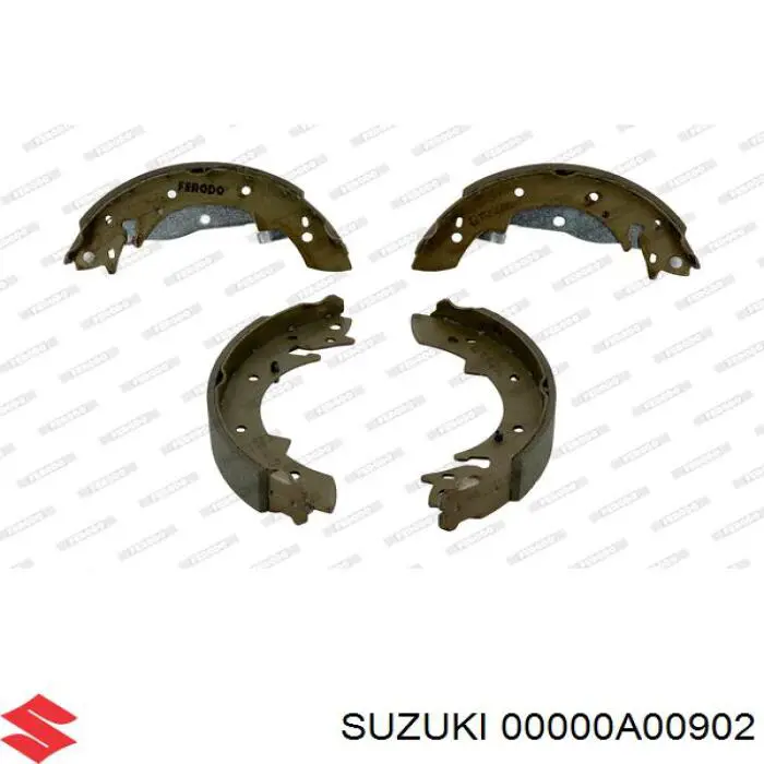 Колодки гальмові задні, барабанні 00000A00902 Suzuki