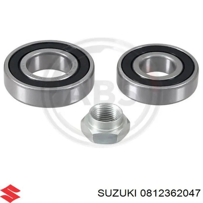 Підшипник маточини задньої Suzuki 0812362047 ціна, від 7.08 USD