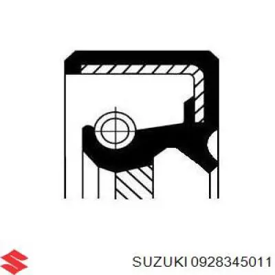 Сальник колінвала двигуна, передній 0928345011 Suzuki