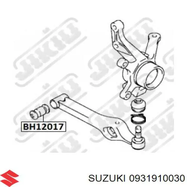 Купити 0931910030 Suzuki Сайлентблок передньої підвіски