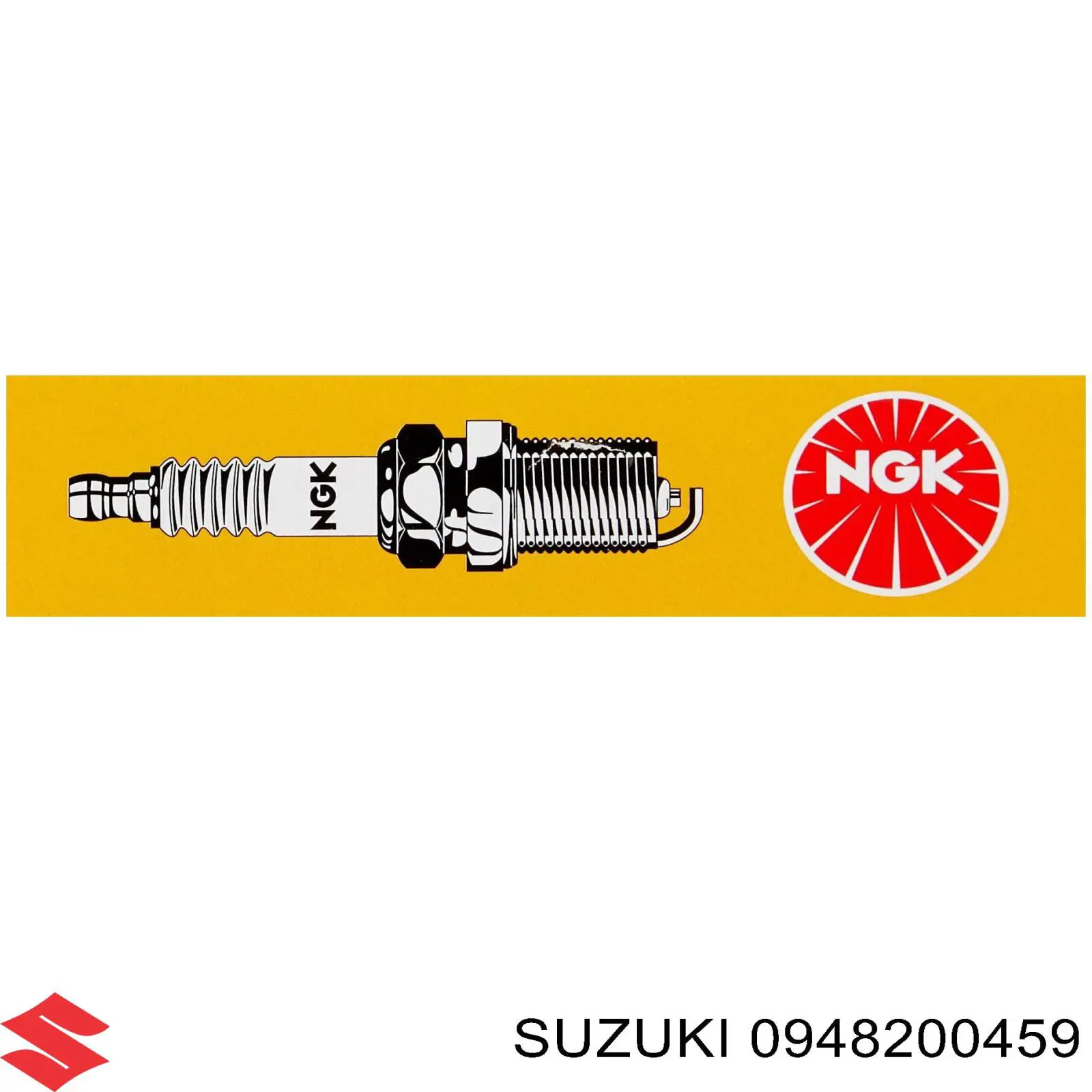Свічки автомобільні Suzuki 0948200459 ціна, від 6.18 USD