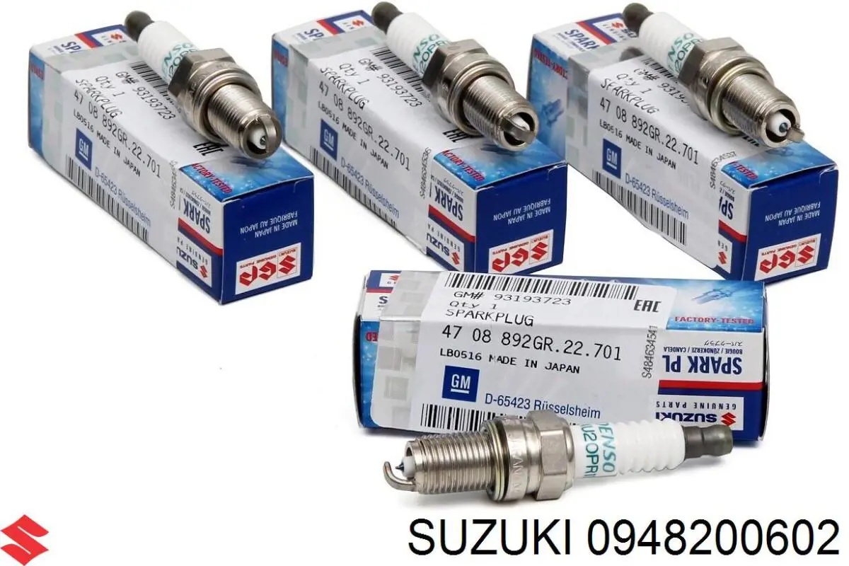 Свічки запалювання 0948200602 Suzuki