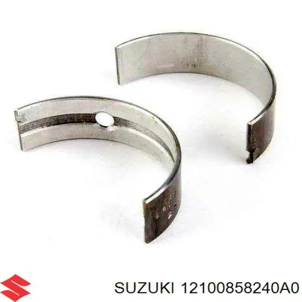 Вкладиші коленвала, корінні, комплект, стандарт (STD) Suzuki 12100858240A0 ціна, від 19.75 USD